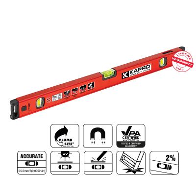 KAPRO GENESIS vaterpas 40 cm med DualView, magneter og 3 acryl-libeller